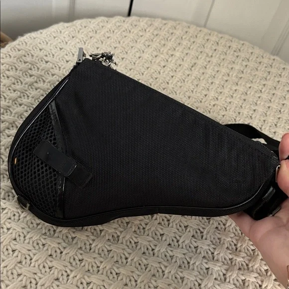 Authenticated Early 2000’s Christian Dior Saddle Bag, Black.  Like new! - Picture 2 of 12